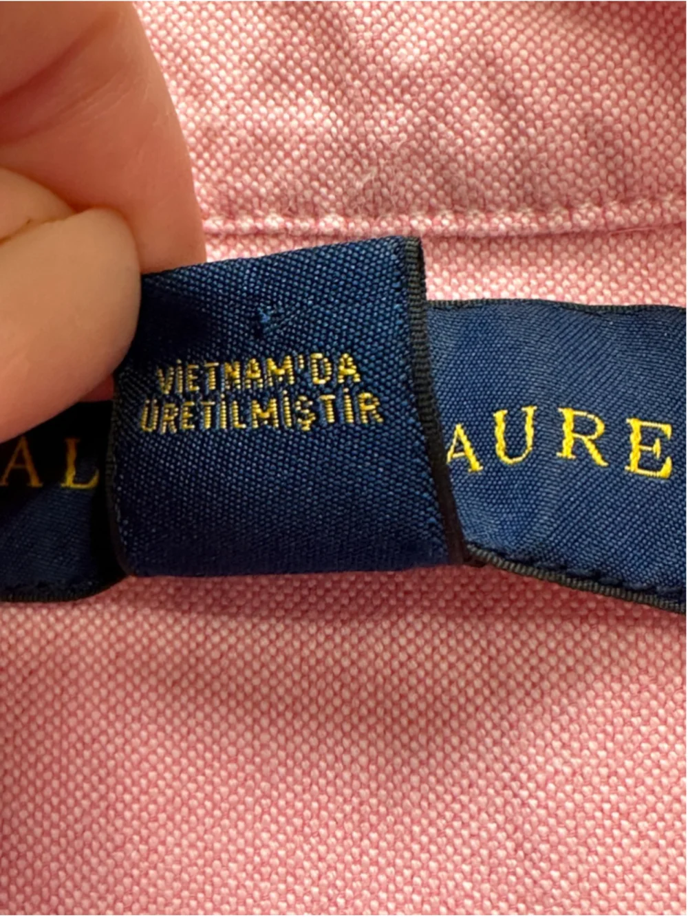 Ralph Lauren Boys Size 8 Pink Oxford Shirt Multicolor Pony Long Sleeve Preppy